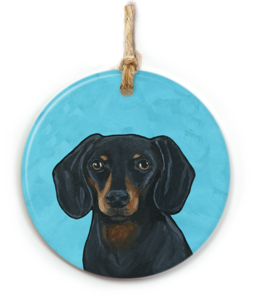 Dachshund Dog Ornament