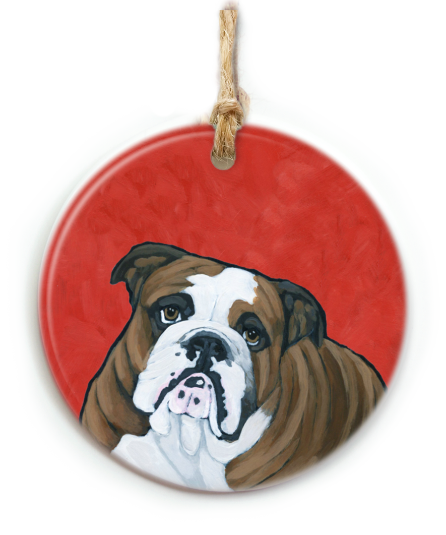 Bulldog Ornament