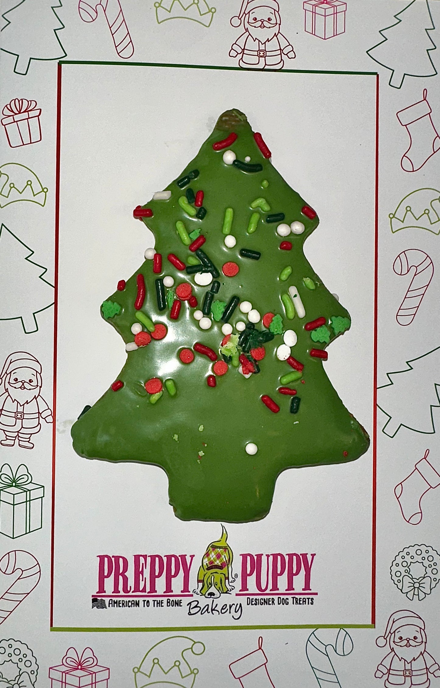 Christmas Tree Gourmet Dog Treat (assorted)