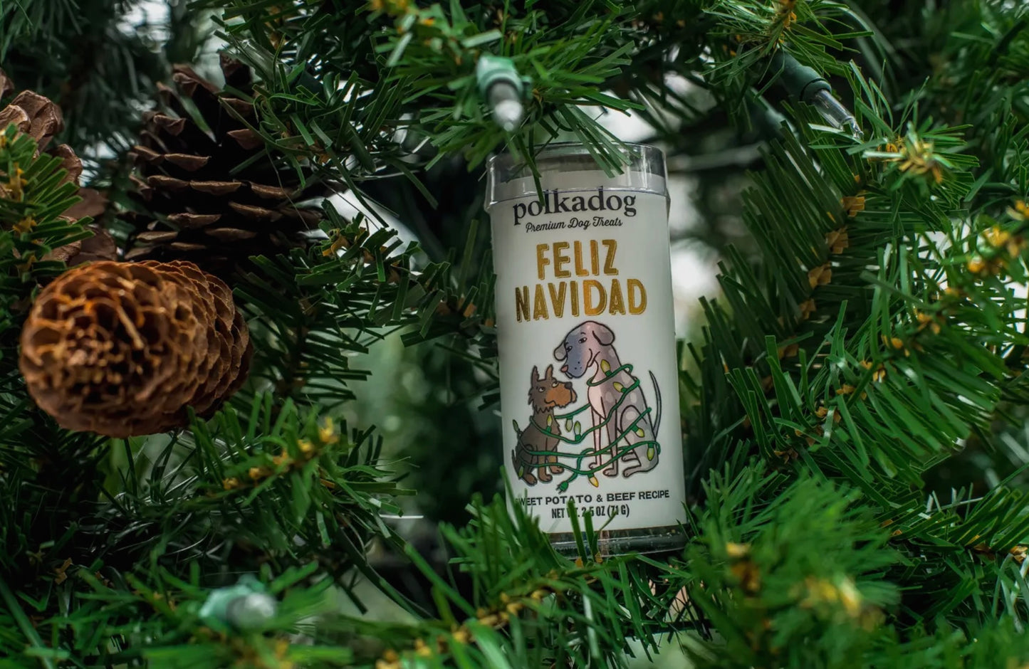 Holiday Mini Tube: Feliz Navidad - Dog Treats