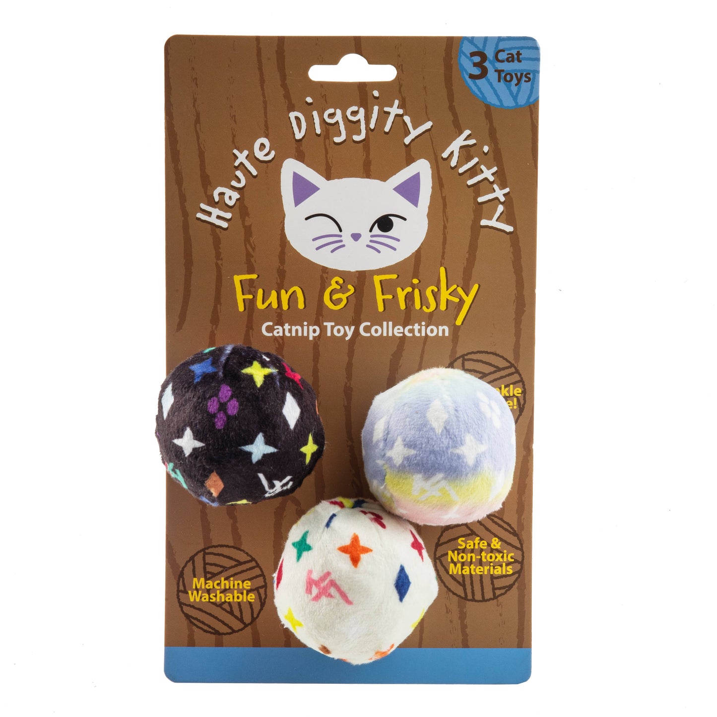 Kitty Vuiton Balls Organic Catnip Toys