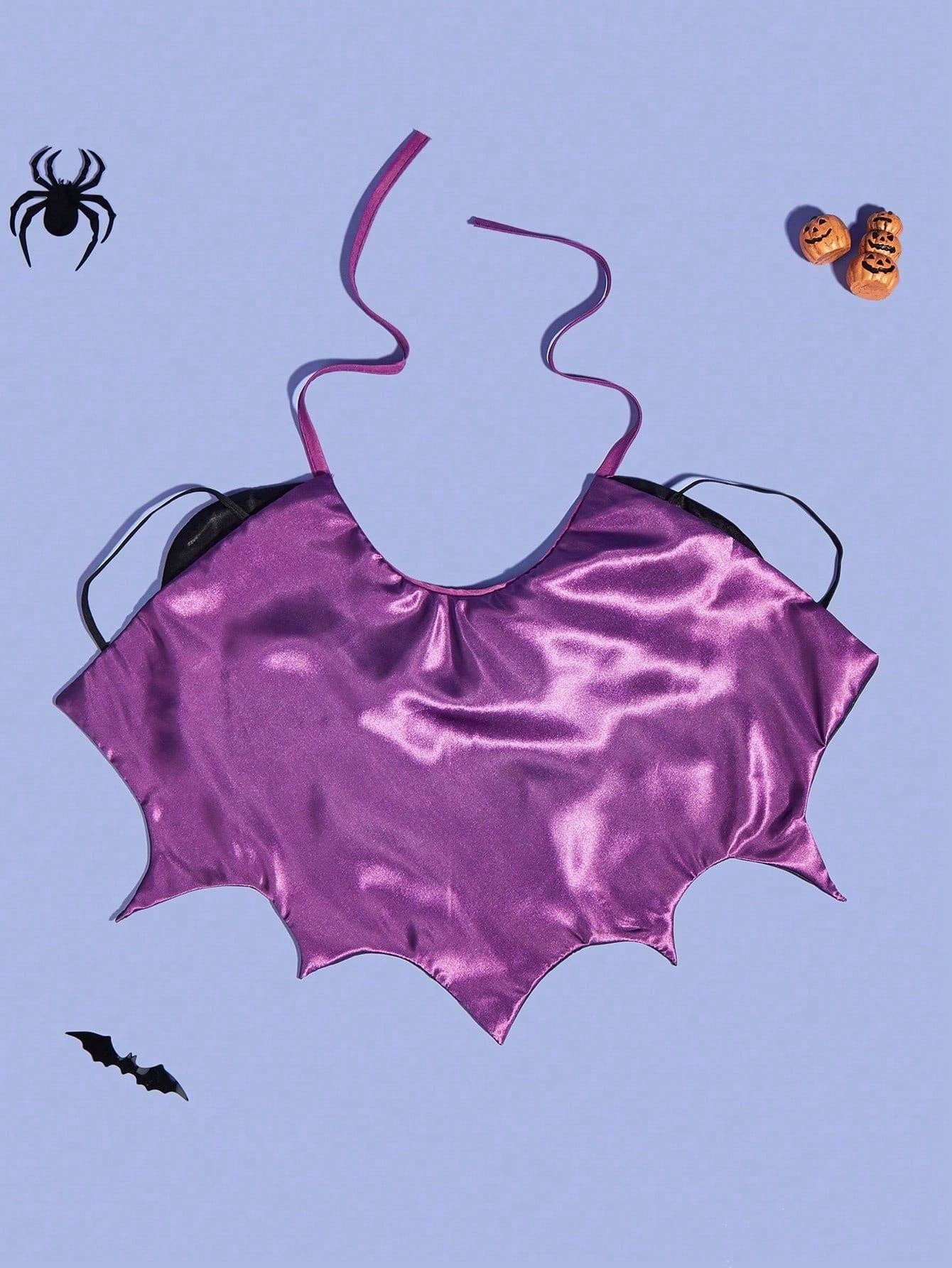 1pc Polyester Halloween Party Funny Cute Vampire Style Drawstring Costume Cape, Suitable For Pet Cats & Dogs (Not Suitable For Large Dogs)