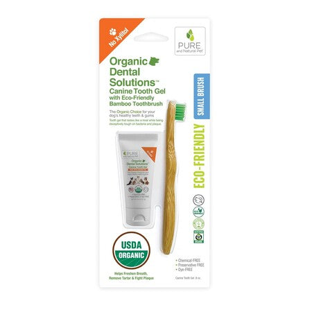 Pure & Natural Dog Health
Organic Dental Kit Small
Brush