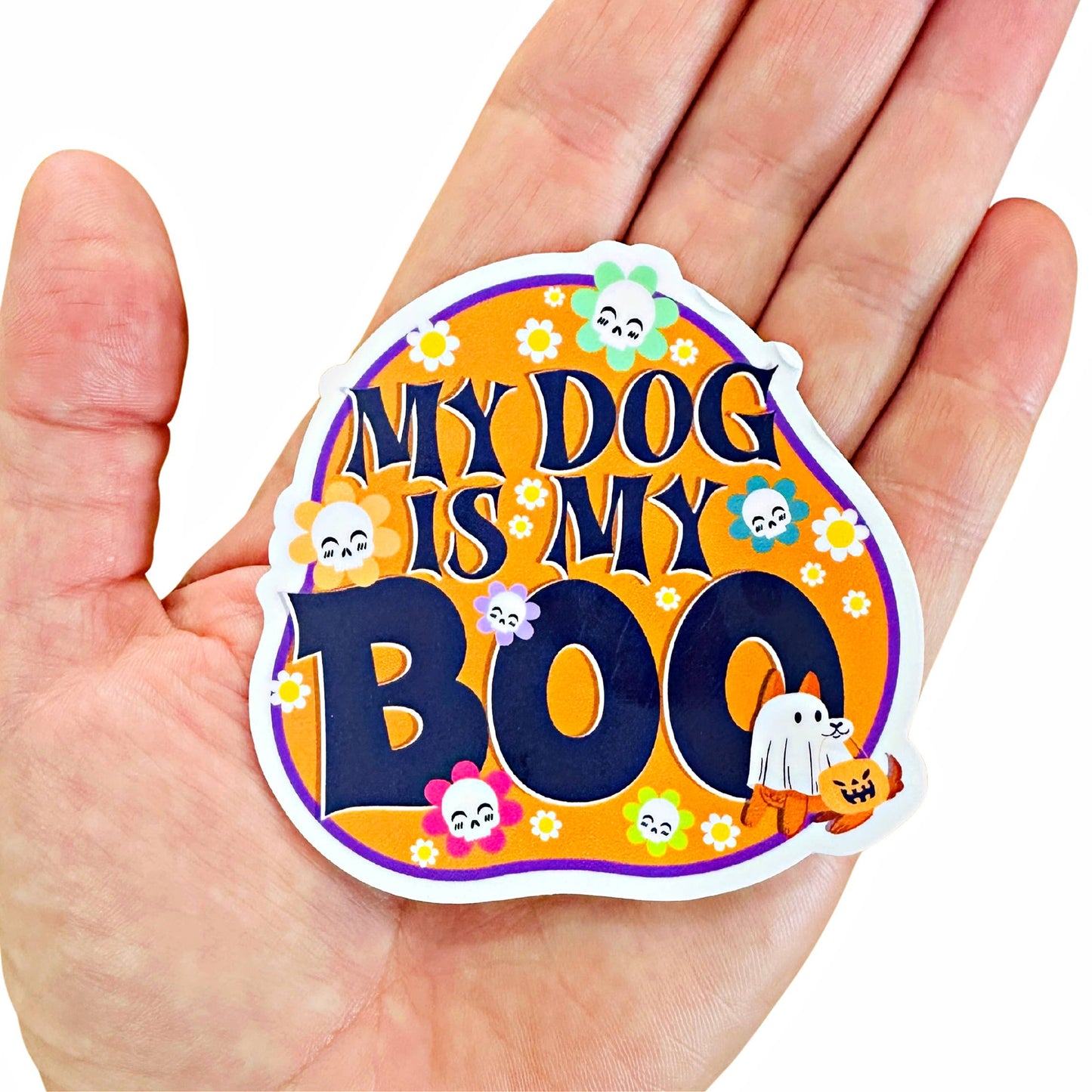 Halloween Sticker - My Dog is my Boo