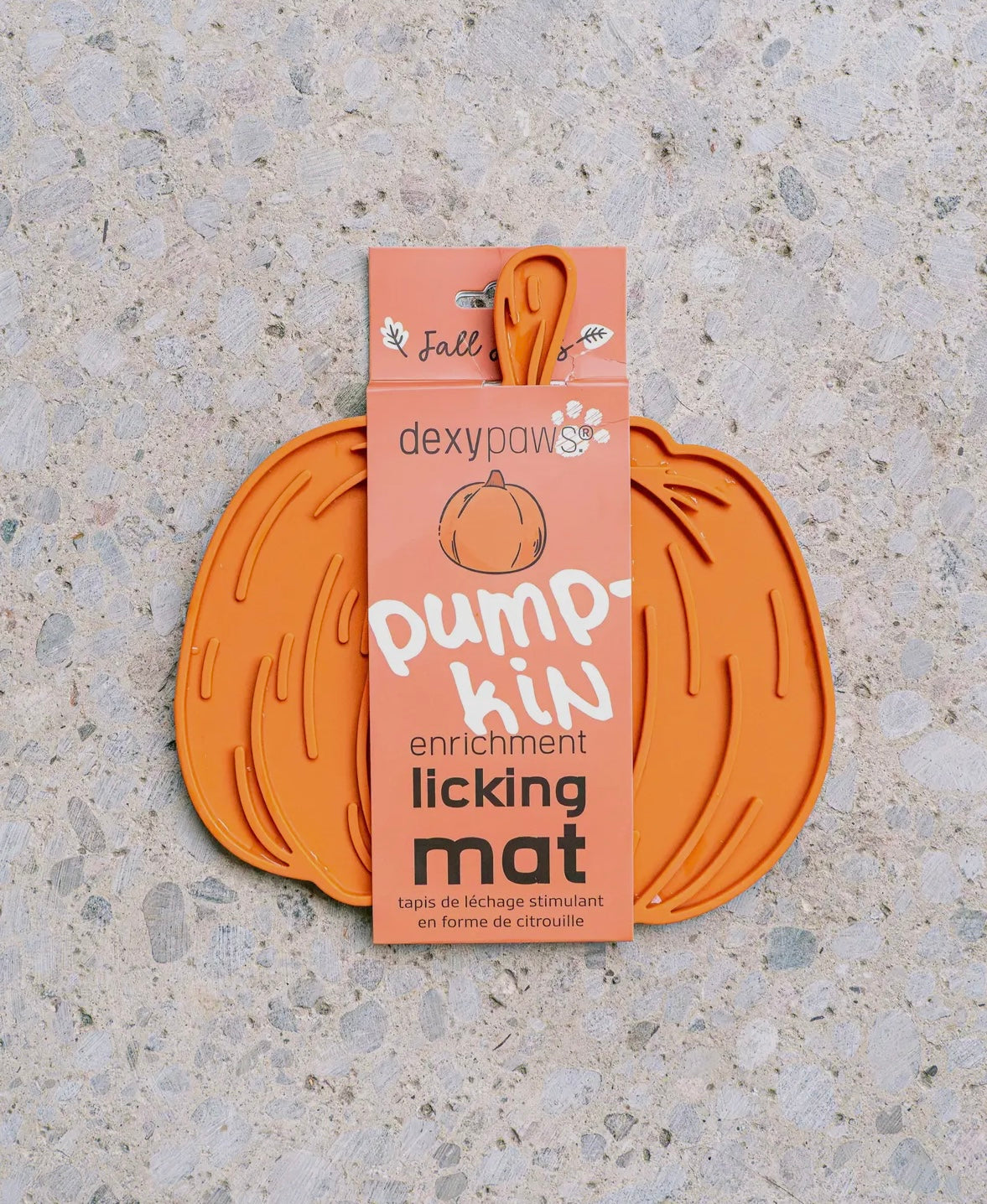 Pumpkin Enrichment Lick Mat
