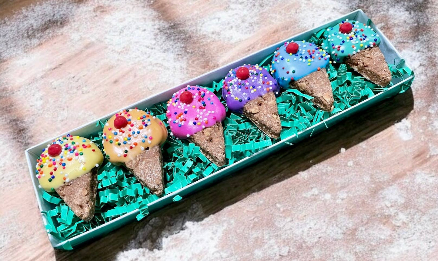 Mini Licketty Split Ice Cream Cones Dog Treats