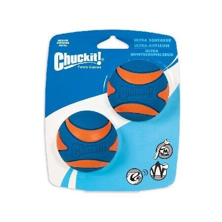 Chuckit! Dog Toy Ultra
Squeaker Ball Medium 2 Pack