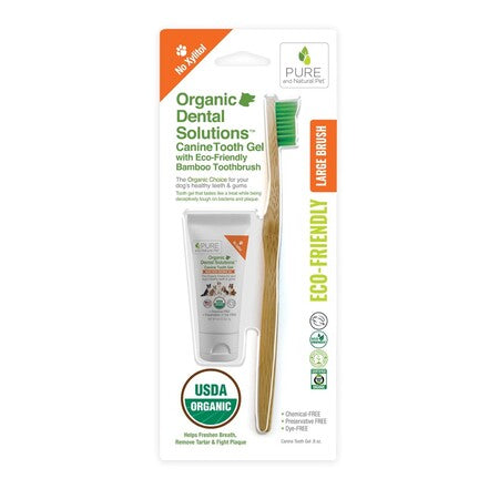 Pure & Natural Dog Health
Organic Dental Kit Large
Brush