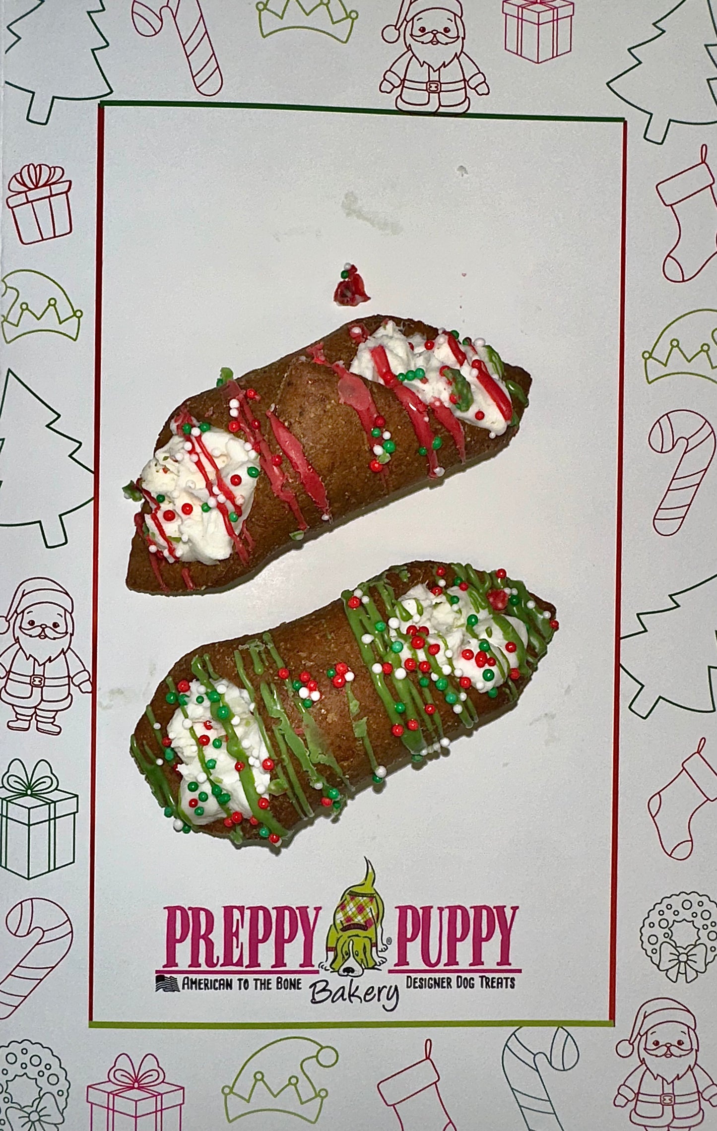 Christmas Dog Cannoli (assorted)