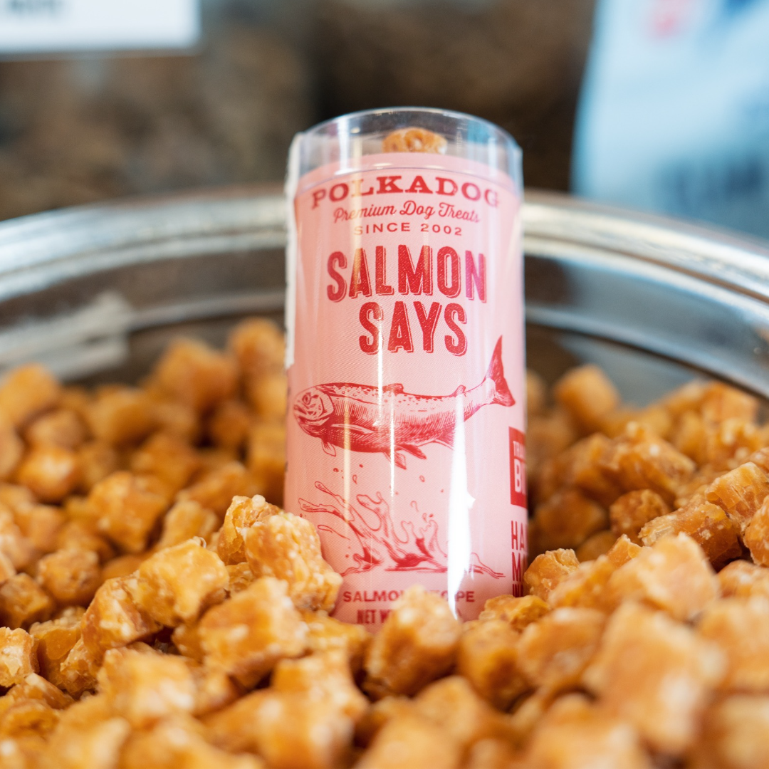 Mini Tube: Salmon Says, Training Bits - 2oz - Dog Treats