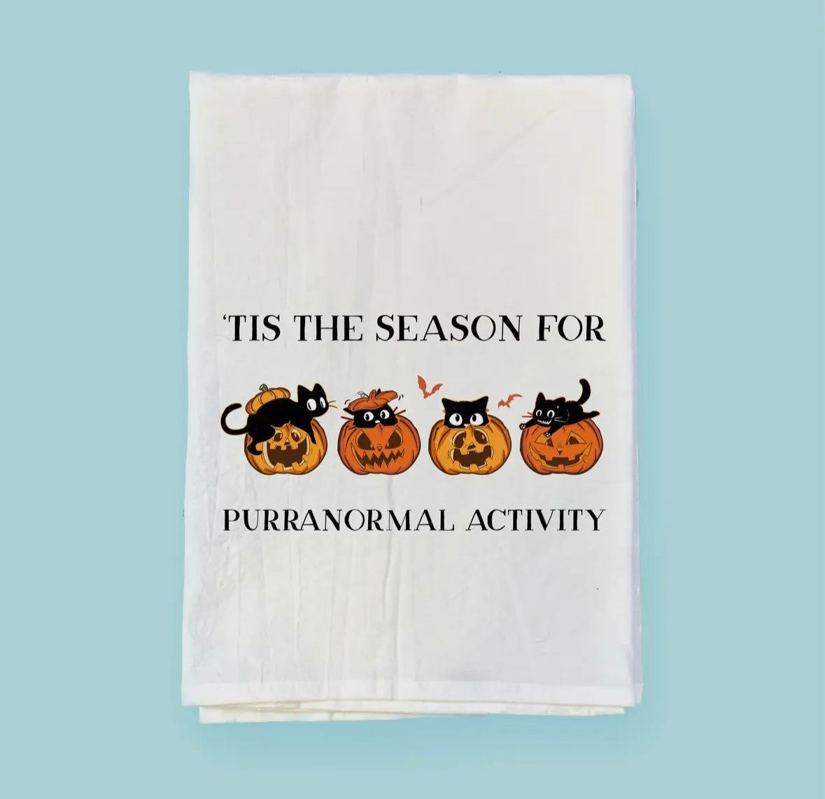 Purranormal Activity Halloween Flour Sack Towel