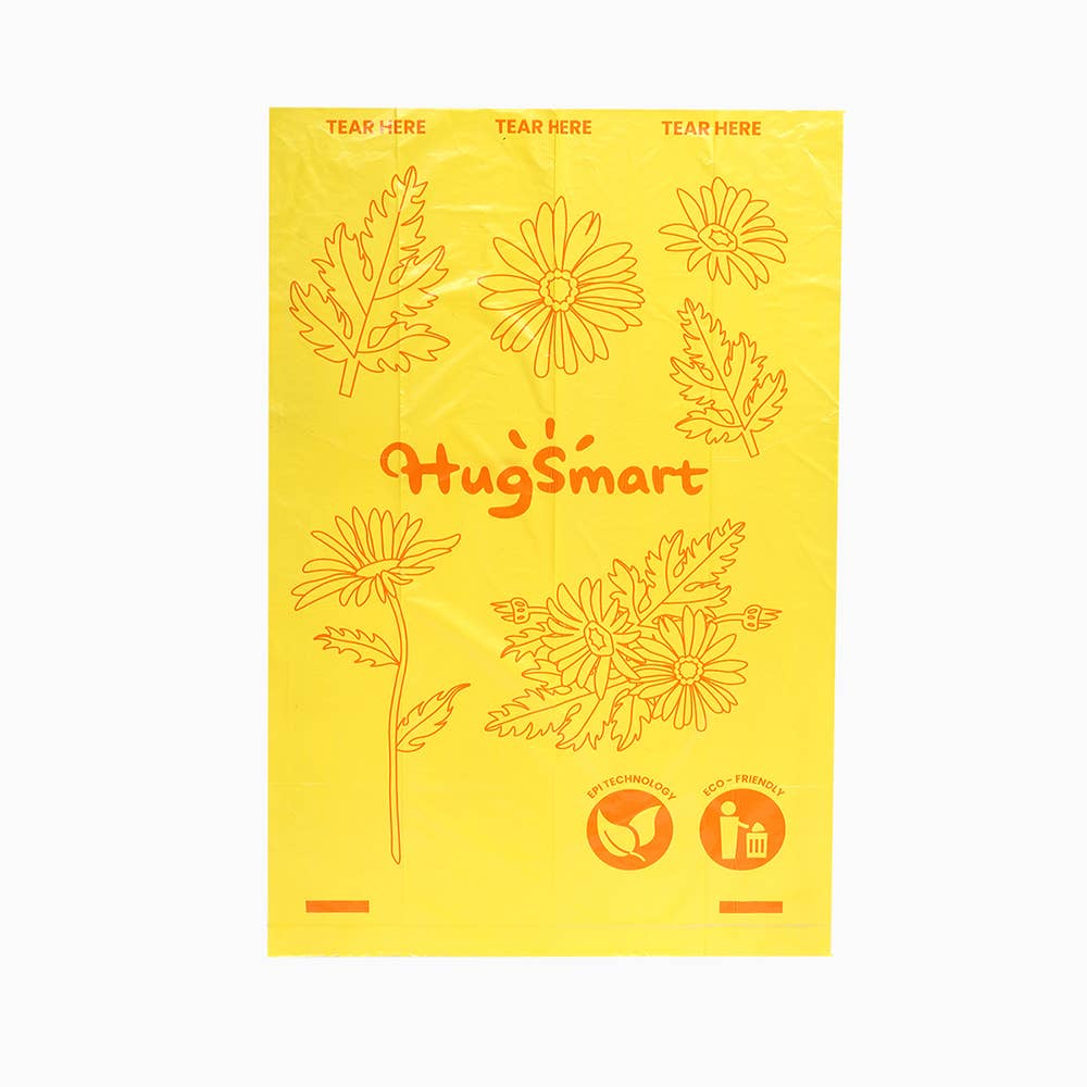 HugSmart Pet - Poop Bag | Daisy Poop Bags 8pack