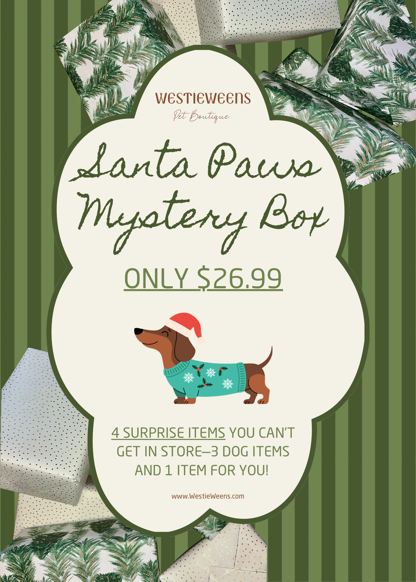Santa Paws Mystery Box