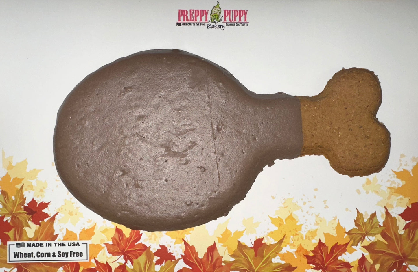 Turkey Leg Dog Cookie