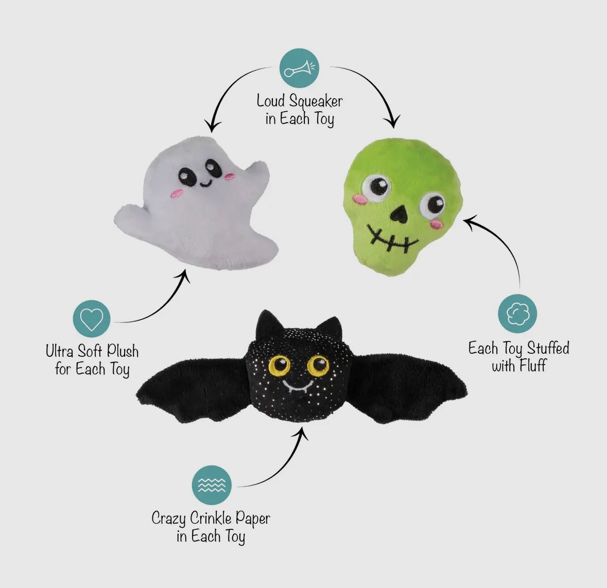 Boo Yah Dog Toy Set