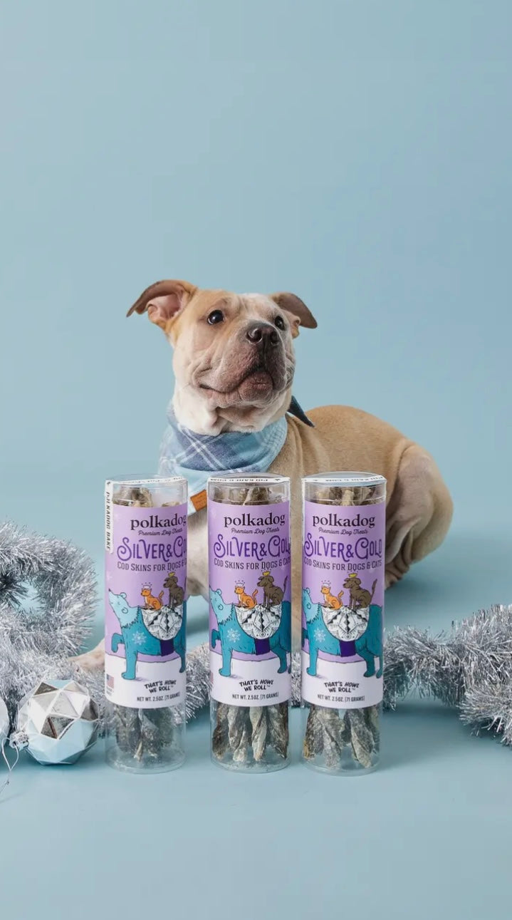 Holiday Tube: Silver & Gold (Cod Skin) - 2.5oz