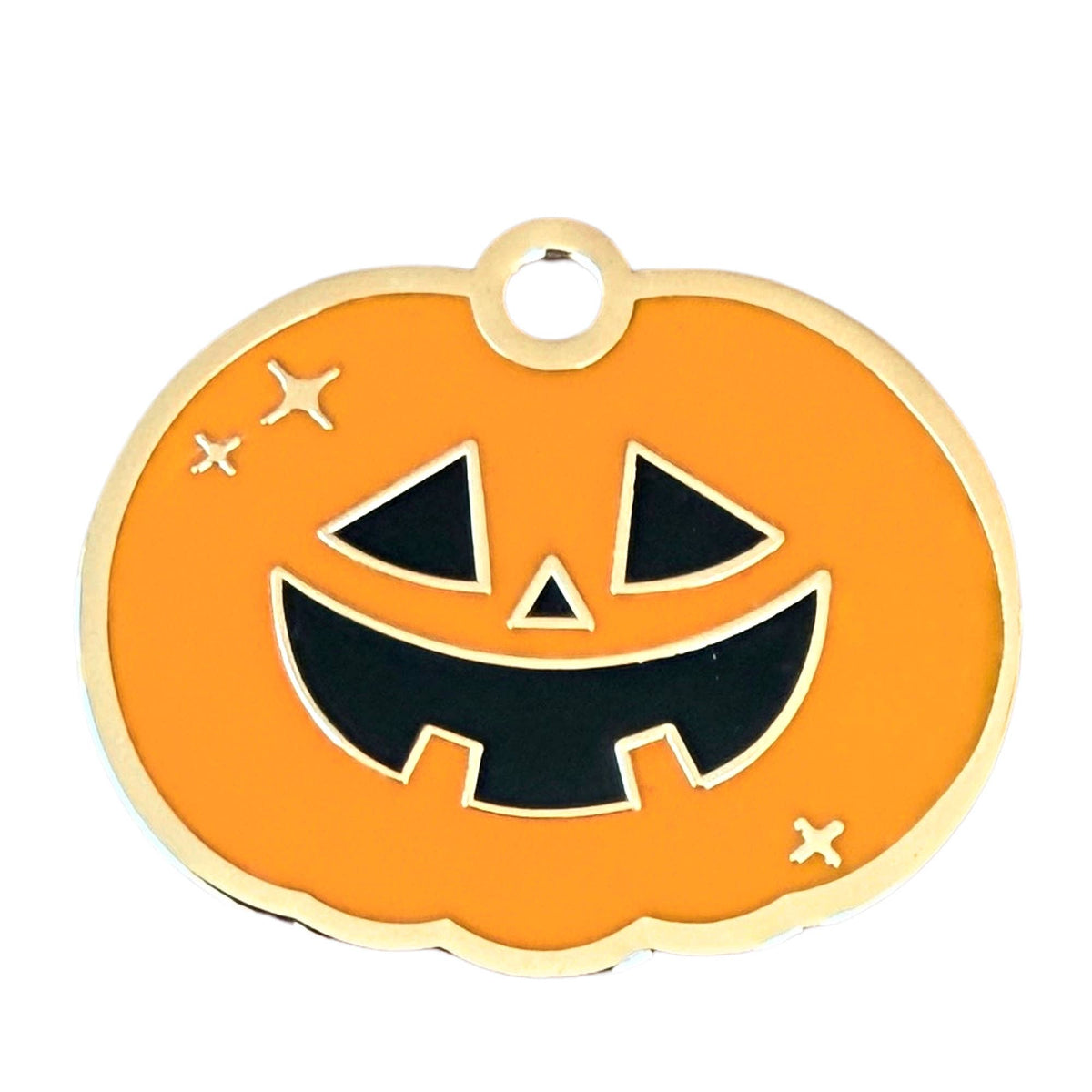 Halloween Dog Tag Charm - Little Pumpkin π