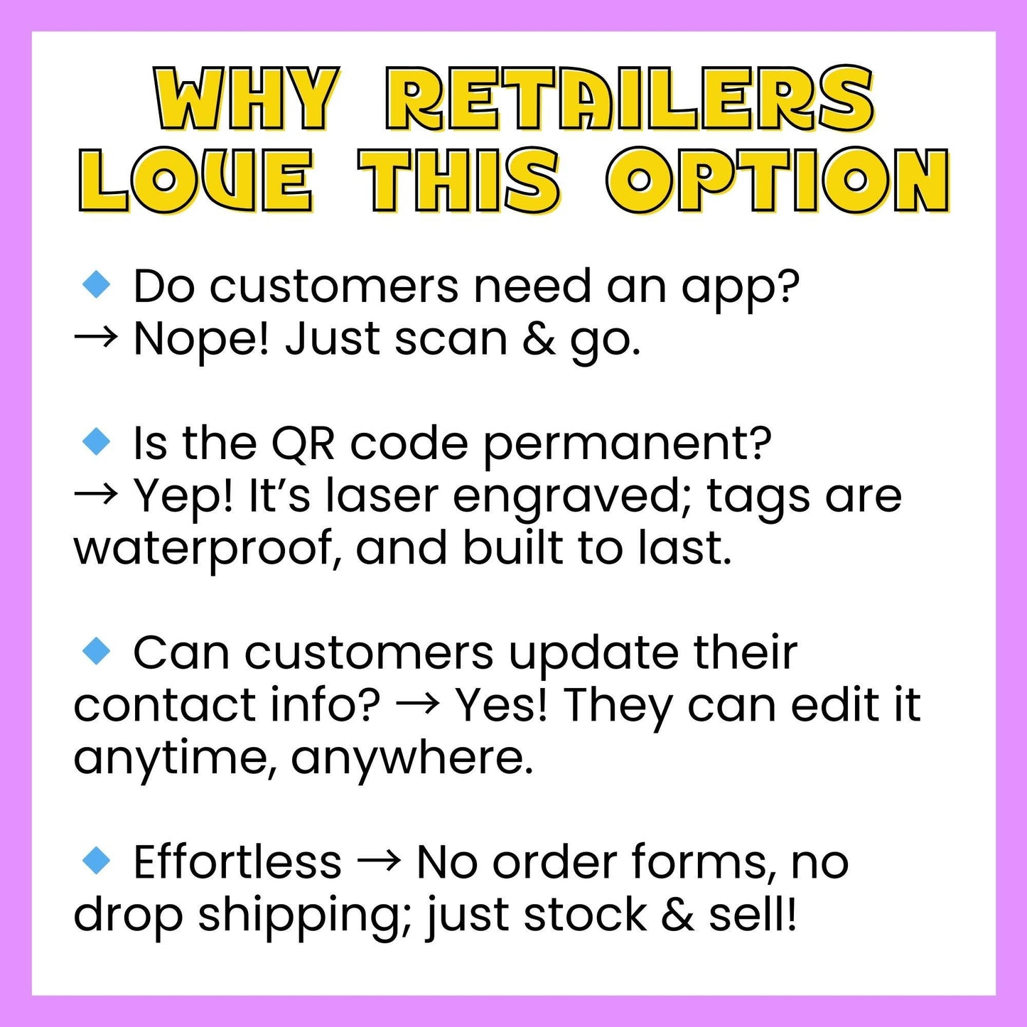 Dog Tag Charm w/ Scannable QR Code - Can't Hold Licker