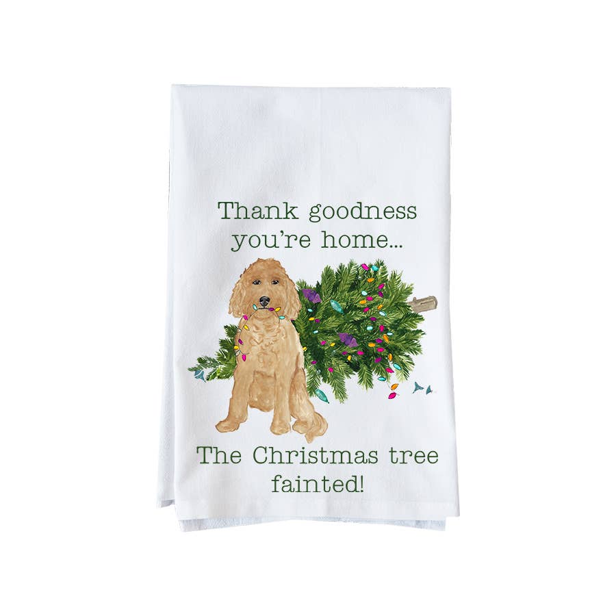 Christmas Tree Fainted Kitchen Towel