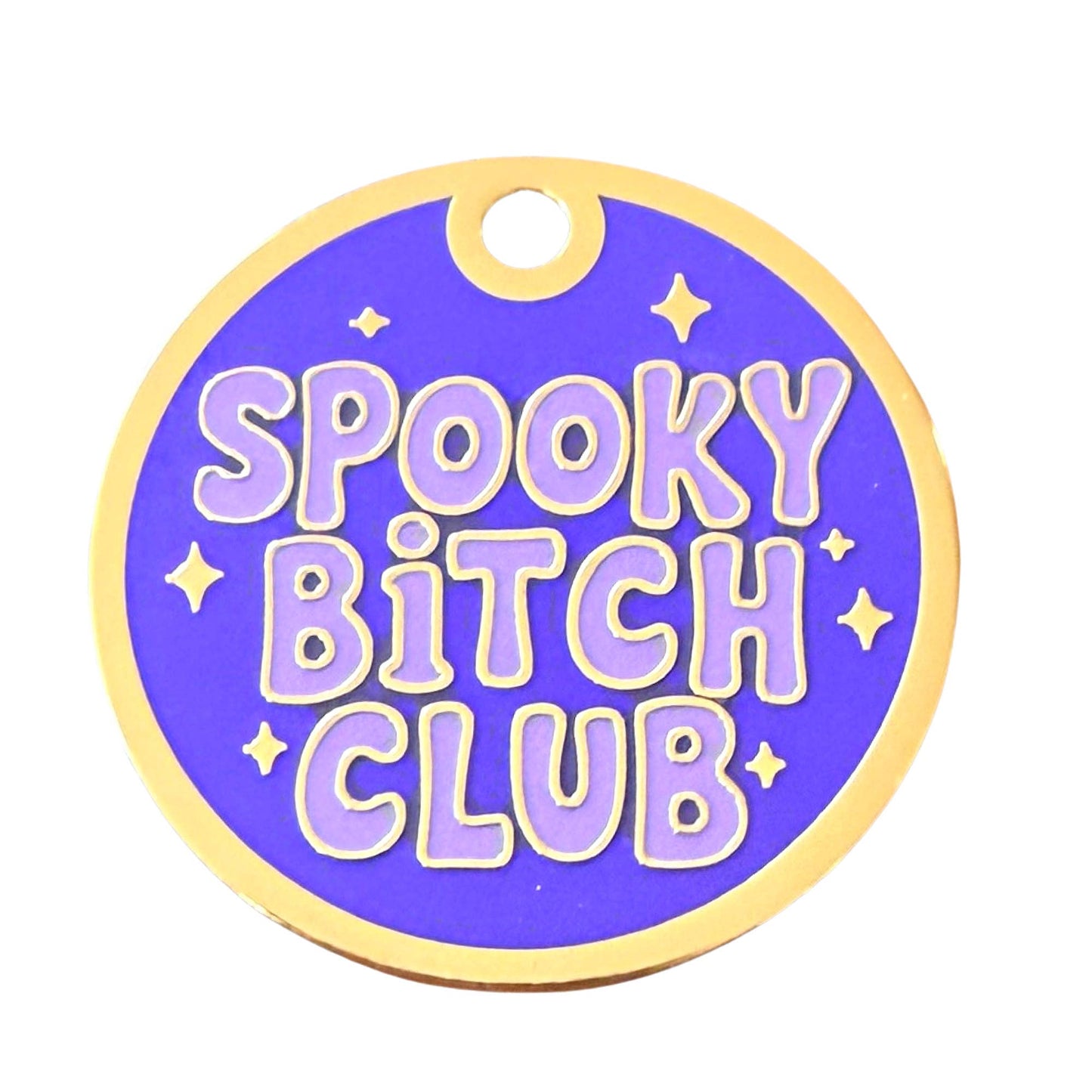 Halloween Dog Tag Charm - Spooky Bitch Club π