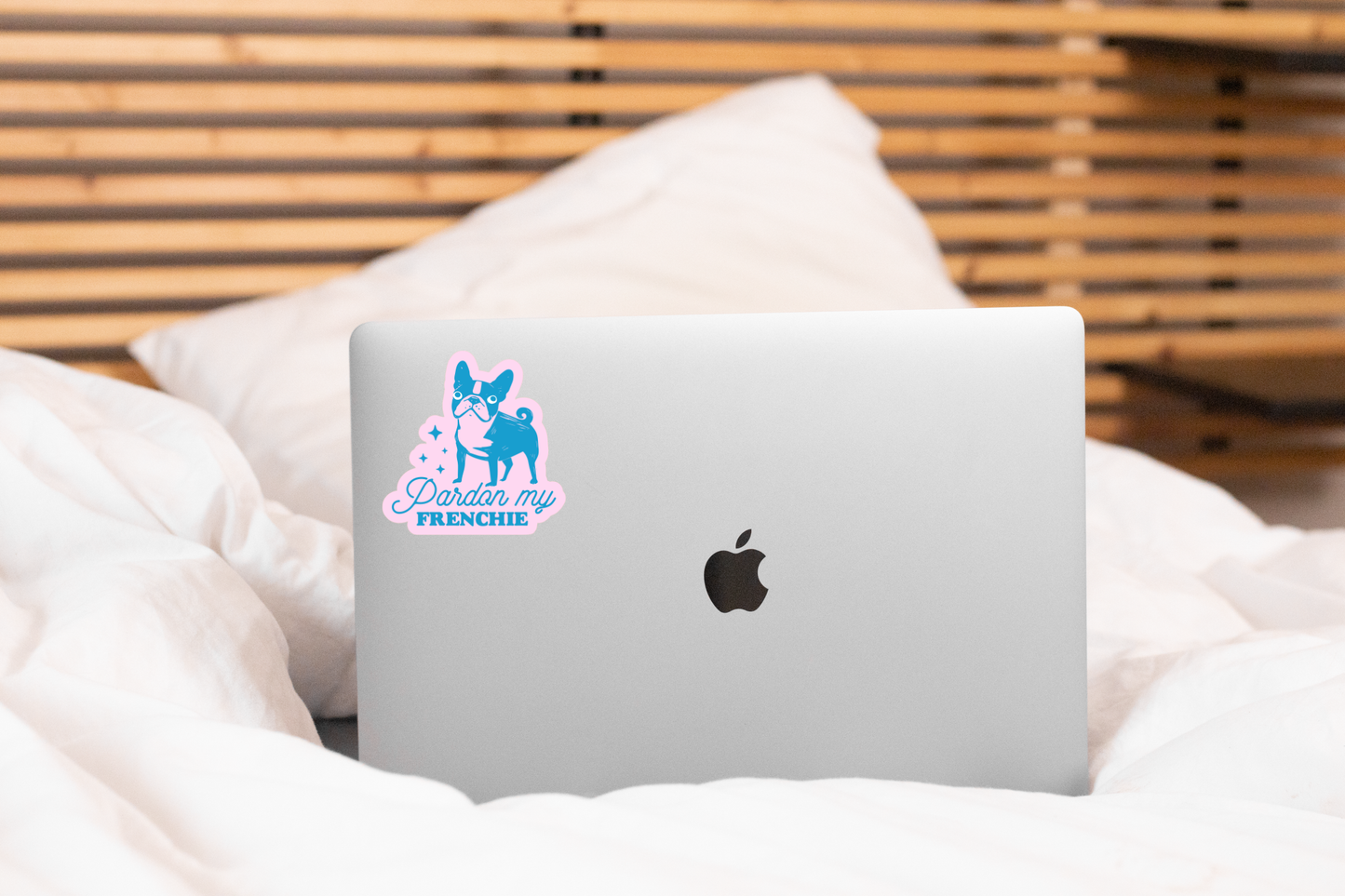 Pardon My Frenchie Sticker - bulldog, dog mom, adopt, puppy