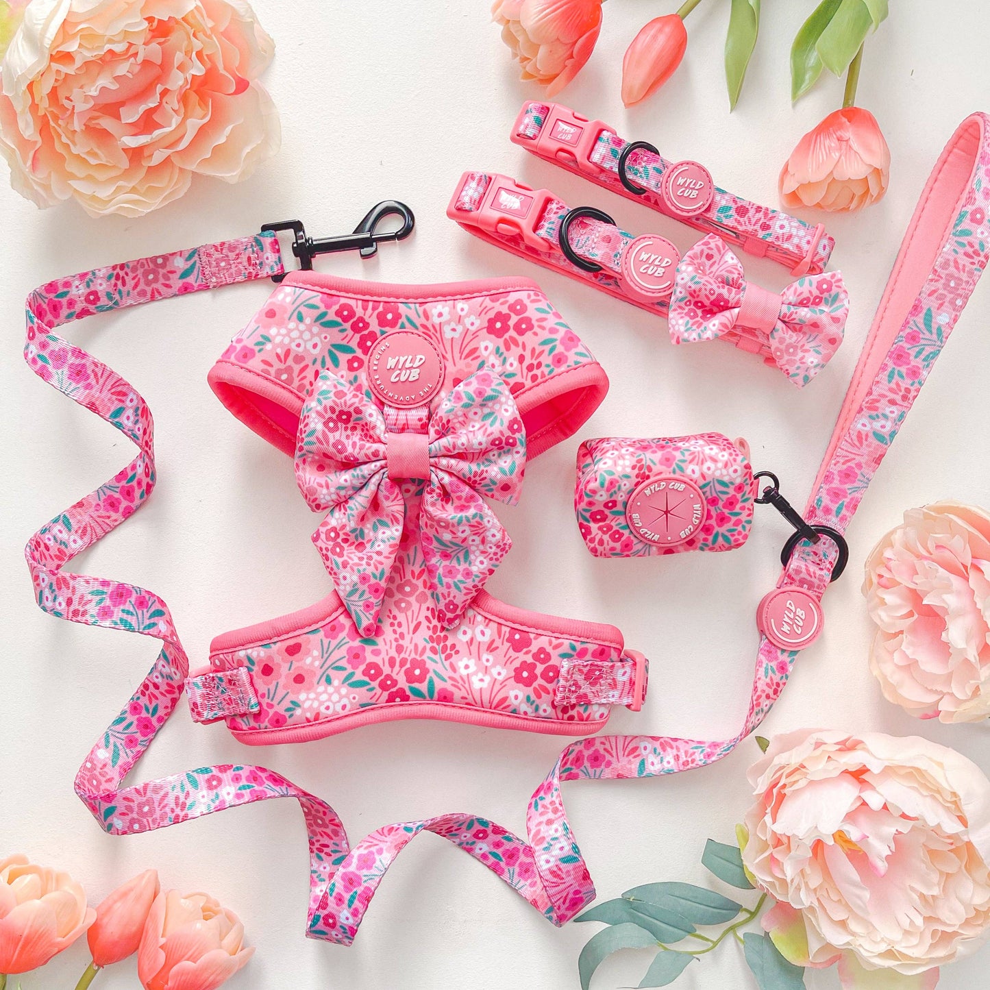 Adjustable Dog Collar: Notting Hill Rosé