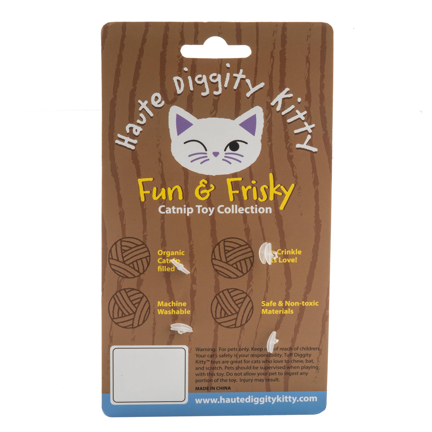 Kitty Vuiton Balls Organic Catnip Toys