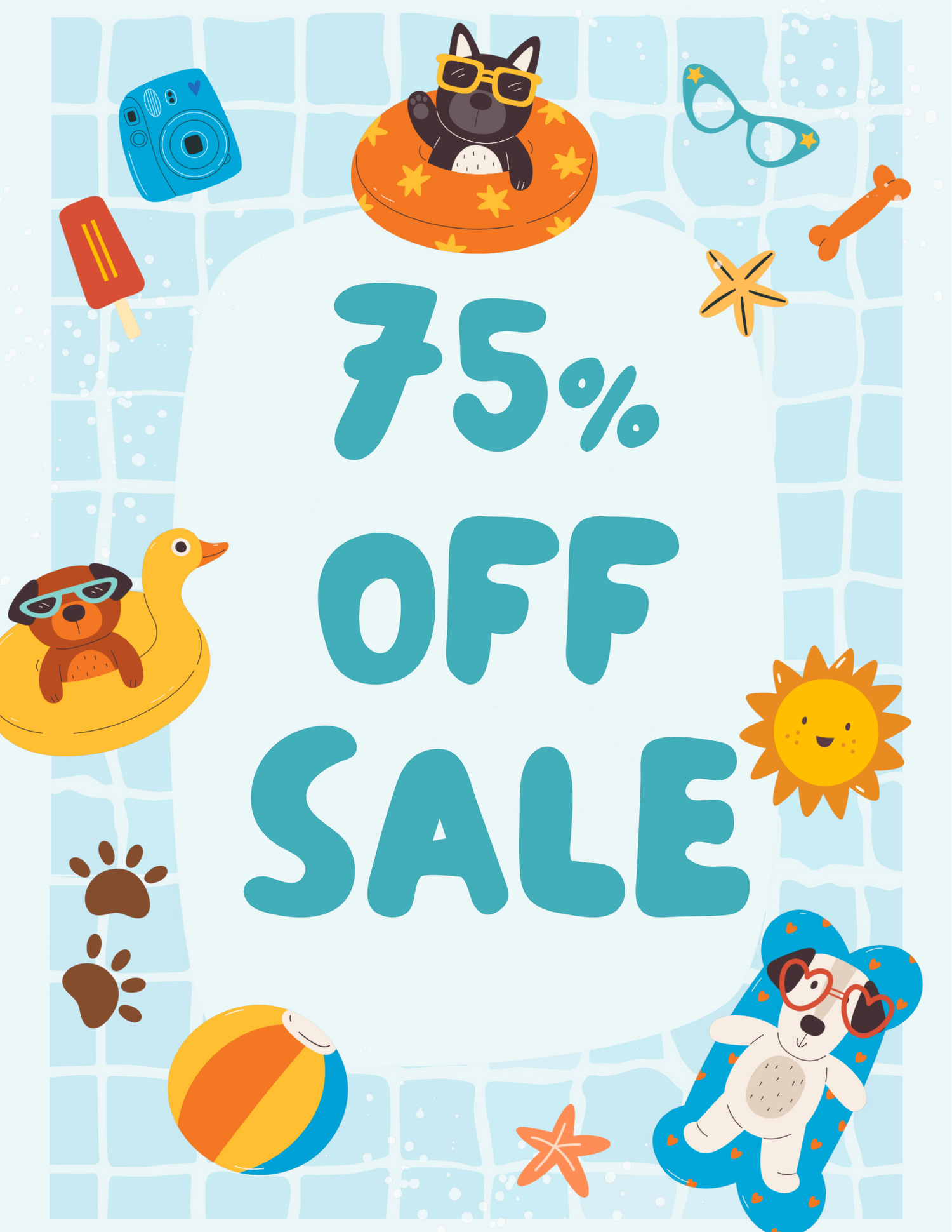 SALE—75% Off (Shown at Checkout)