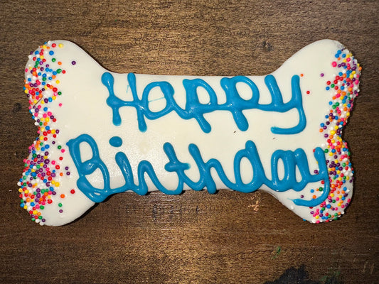 Happy Birthday Gourmet Dog Bone