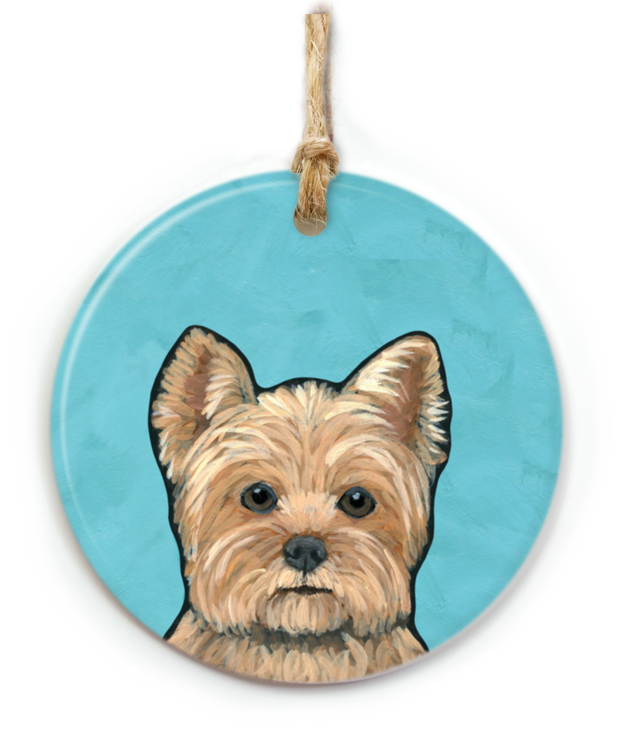 Yorkie Ornament