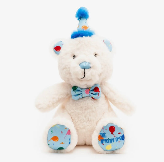 Birthday Bear Dog Toy