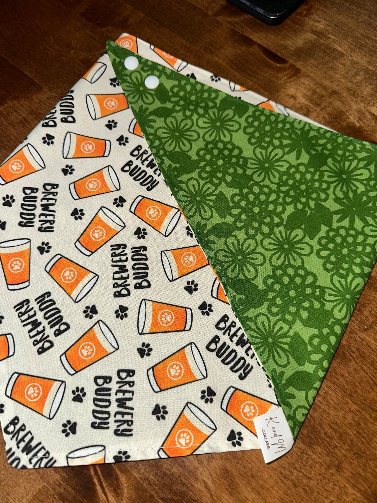 Brewery Buddy Reversible Dog Bandana
