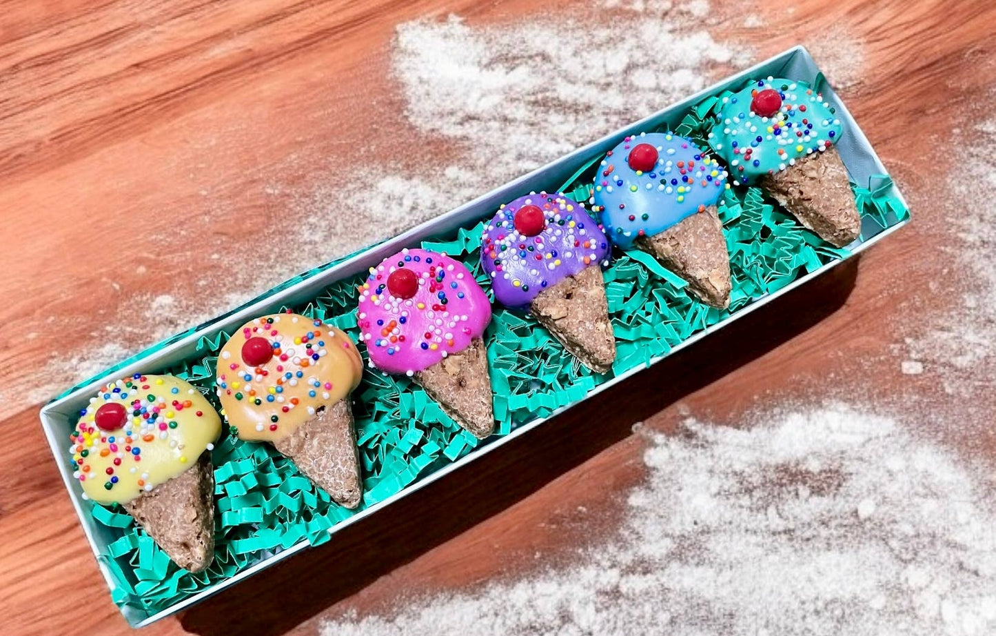 Mini Licketty Split Ice Cream Cones Dog Treats