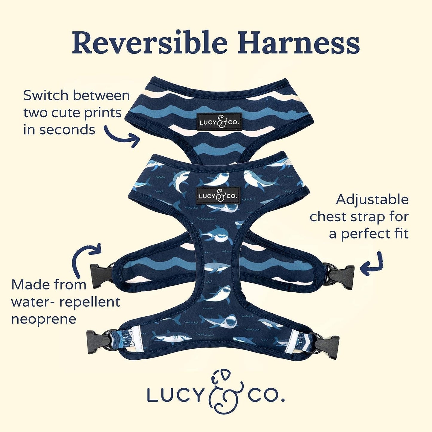 Shark Attack Reversible Harness