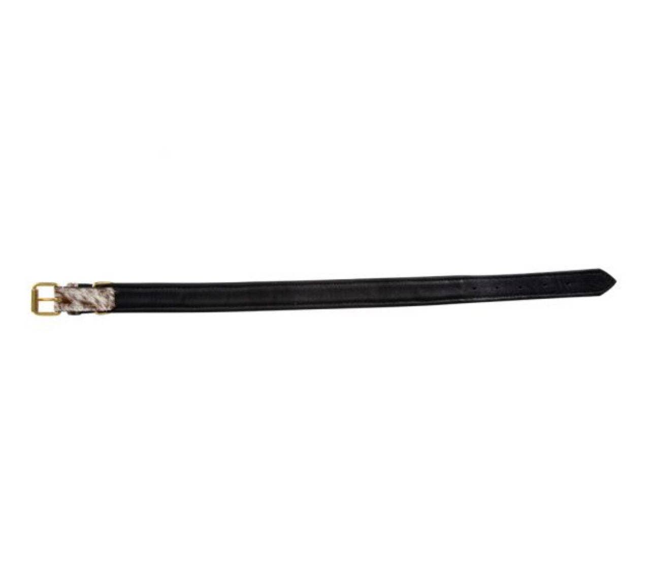 Cowhide and Leather Western Dog Collar