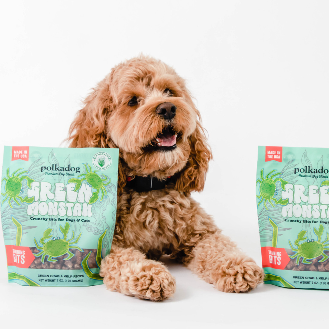 Green Monstah Training Bits - 7oz - Dog & Cat Treats