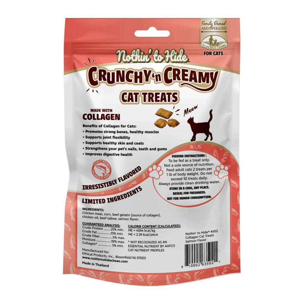 FIELDCREST FARMS Nothin To Hide Cat Salmon Treats 3oz