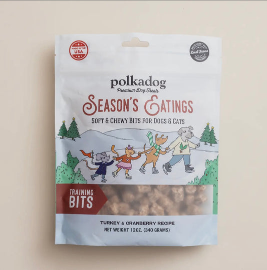Holiday Pouch: Seasons Eatings (Turkey & Cranberry) - 10oz