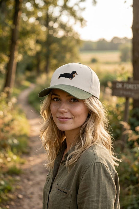 Dachshund Two Tone Cotton Hat
