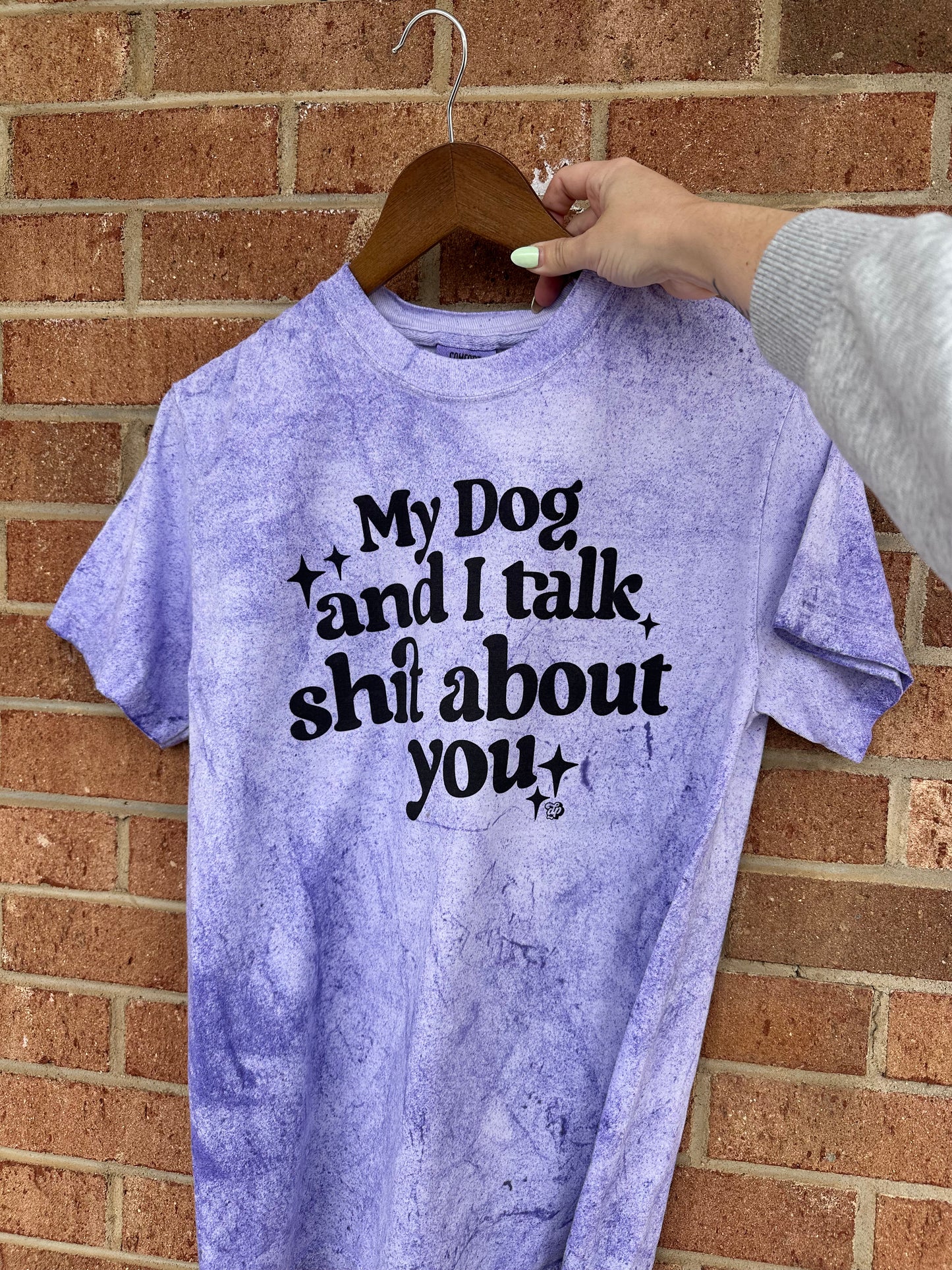 My Dog and I Talk Bout You Tee - Comfort Colors