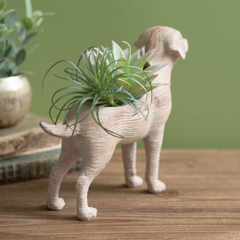 Puppy Resin Planter