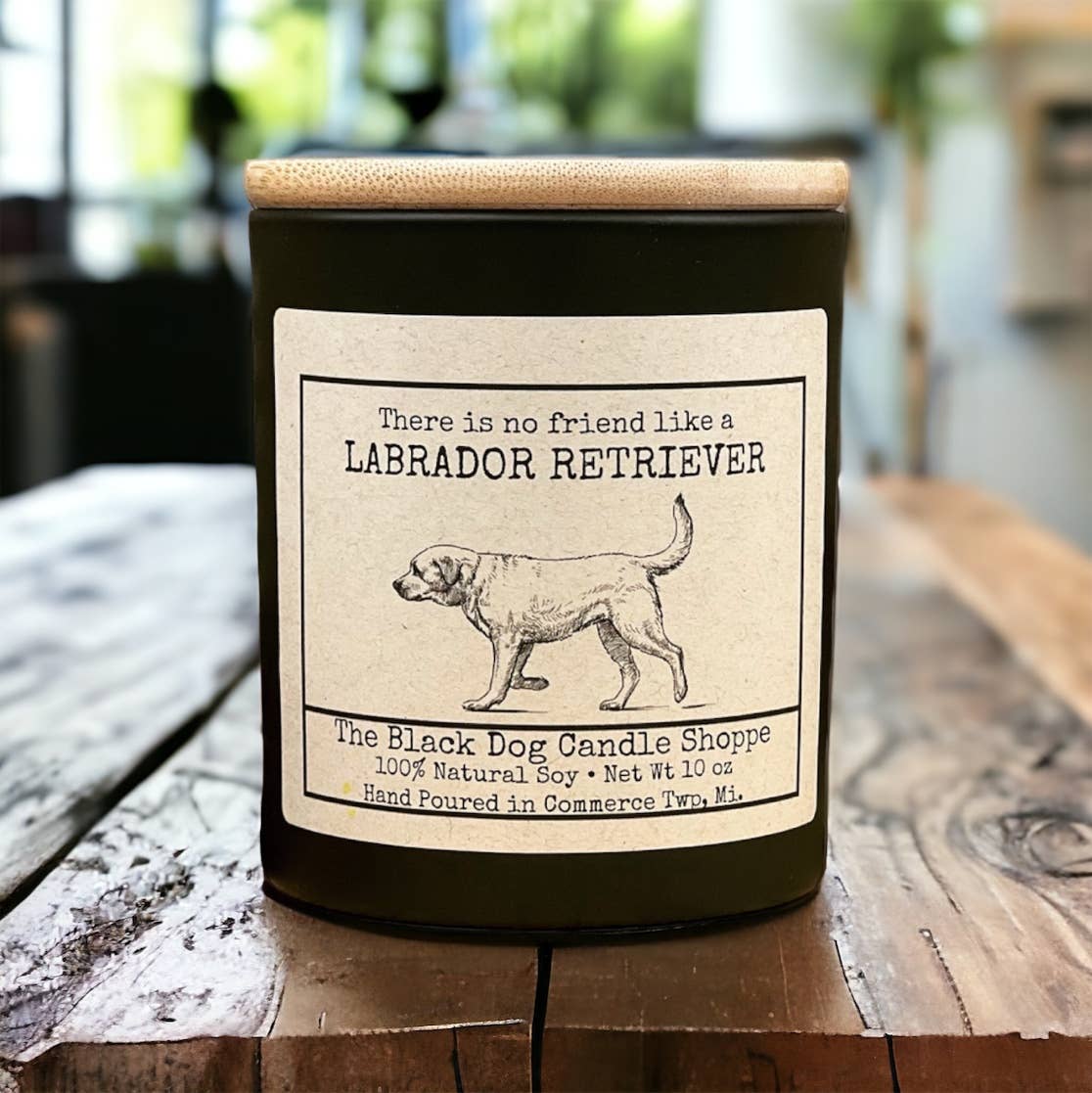 Labrador Retriever Candle