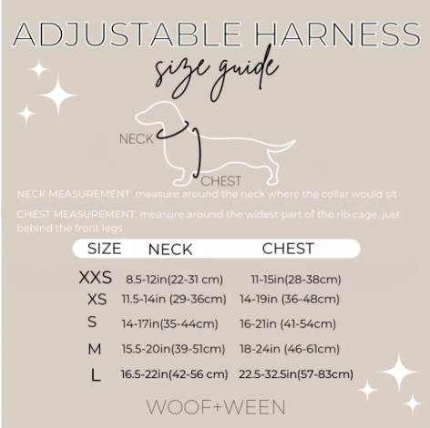 Adjustable Dog Harness - PINK COQUETTE