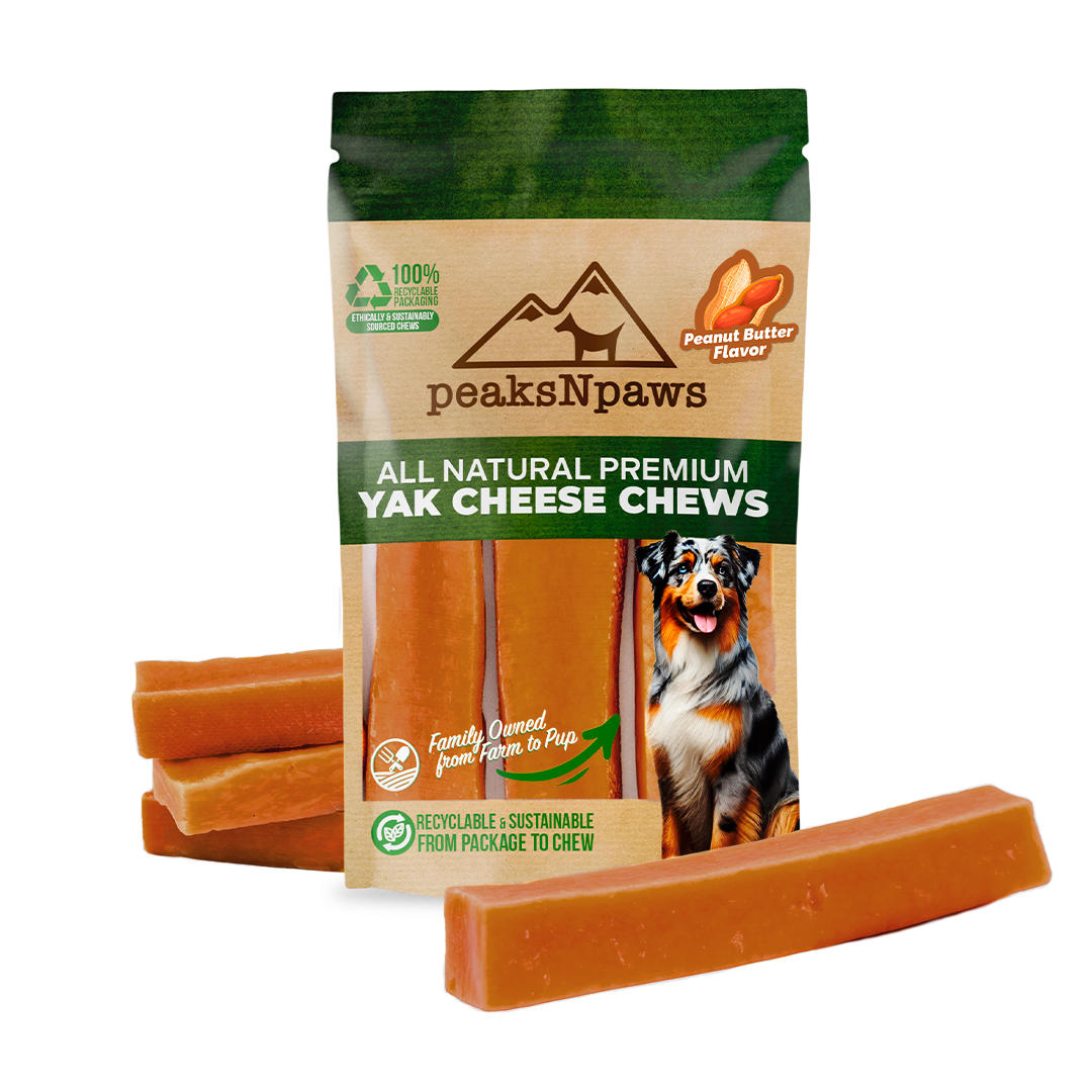 Peanut Butter Yak Milk Chews - Large Sized