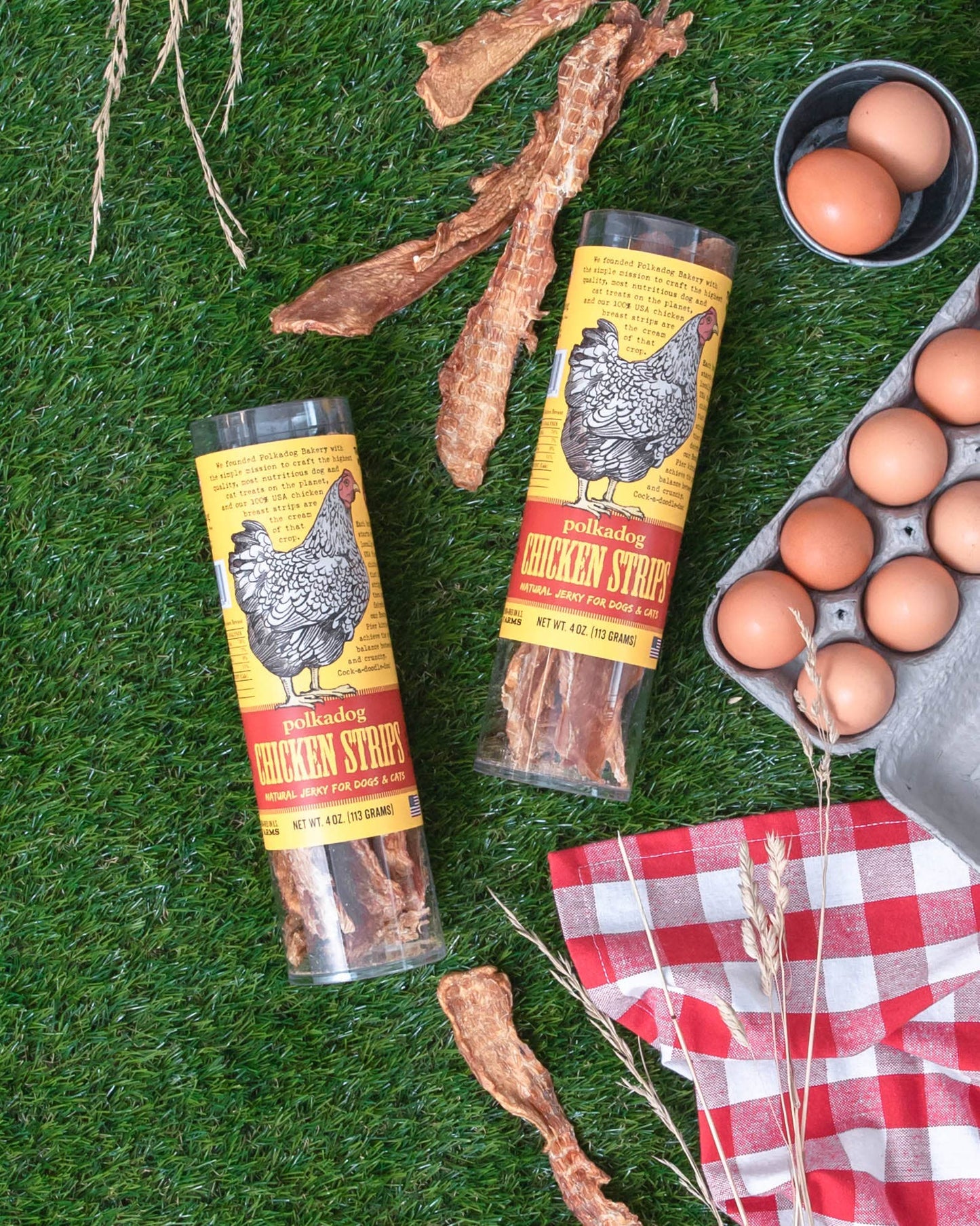 Chicken Strip Jerky - 4oz Tube - Dog & Cat Treats