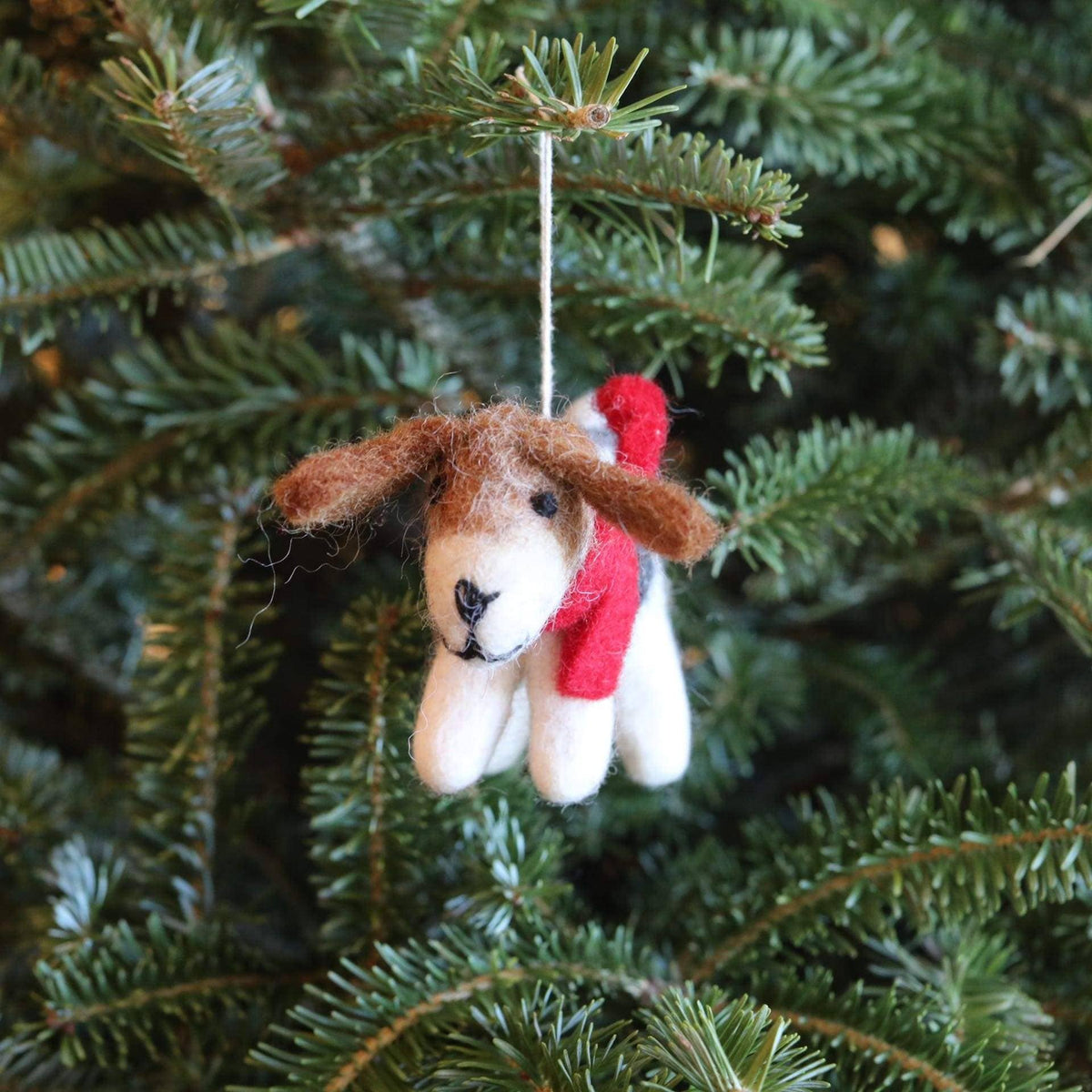 Felt Jack Russell Ornament