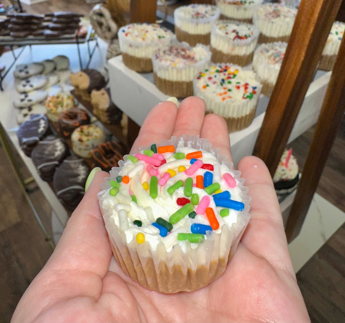 Mini Birthday Dog Cupcake