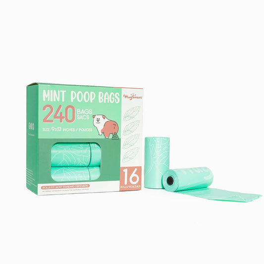 HugSmart Pet - Mint Poop Bags
16 Rolls | 240 Bags