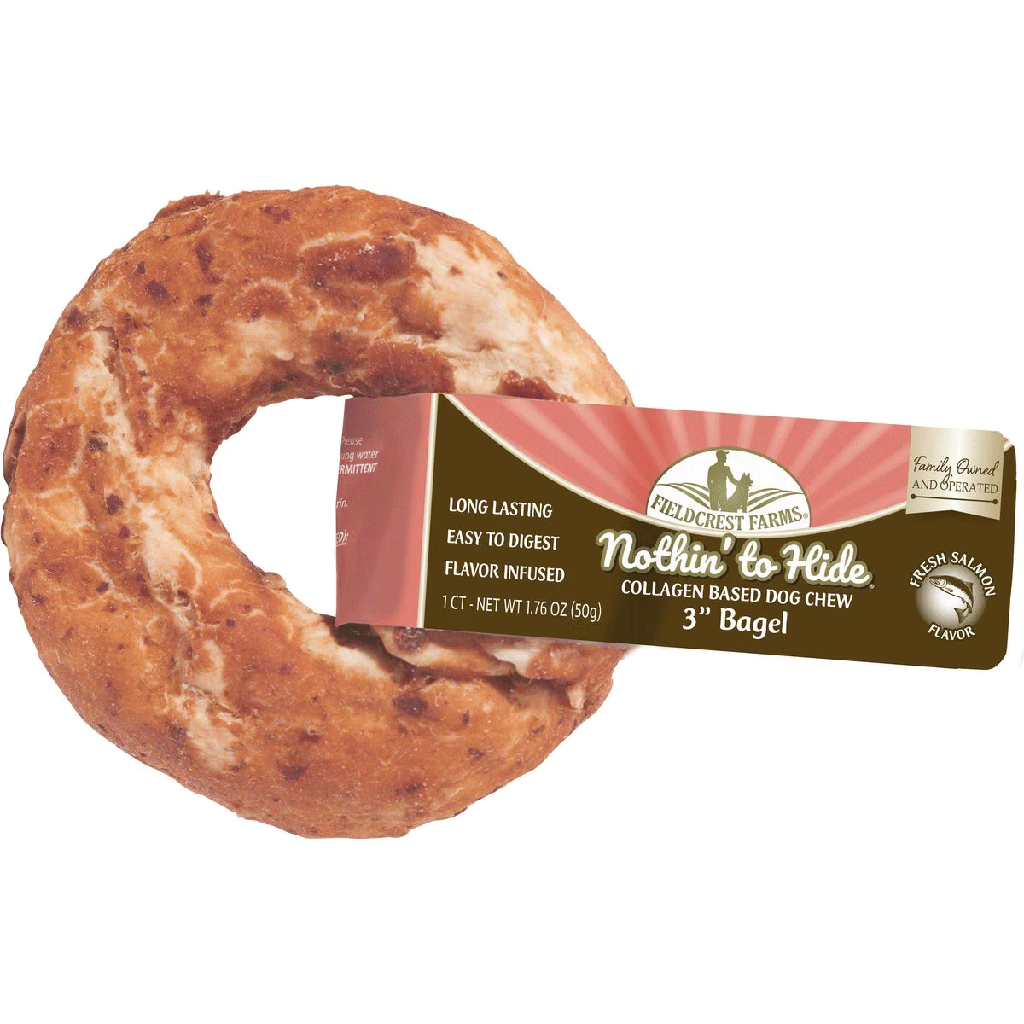 FIELDCREST FARMS Nothin to Hide Bagel 3" Salmon
