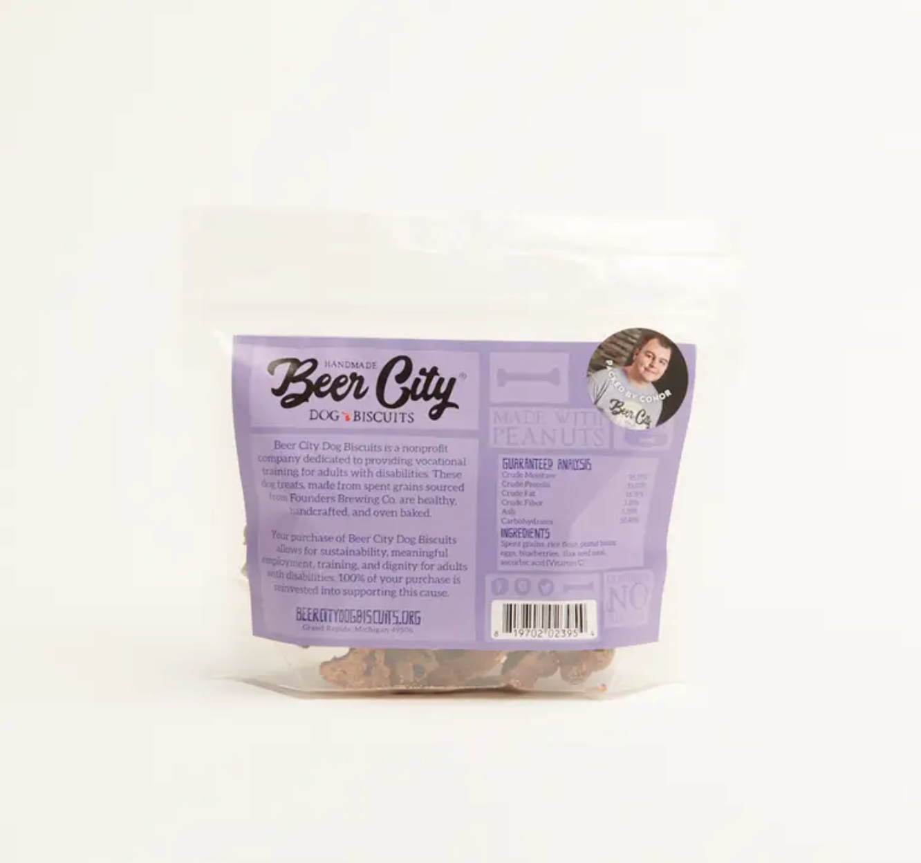 8 oz Beer City Dog Biscuits